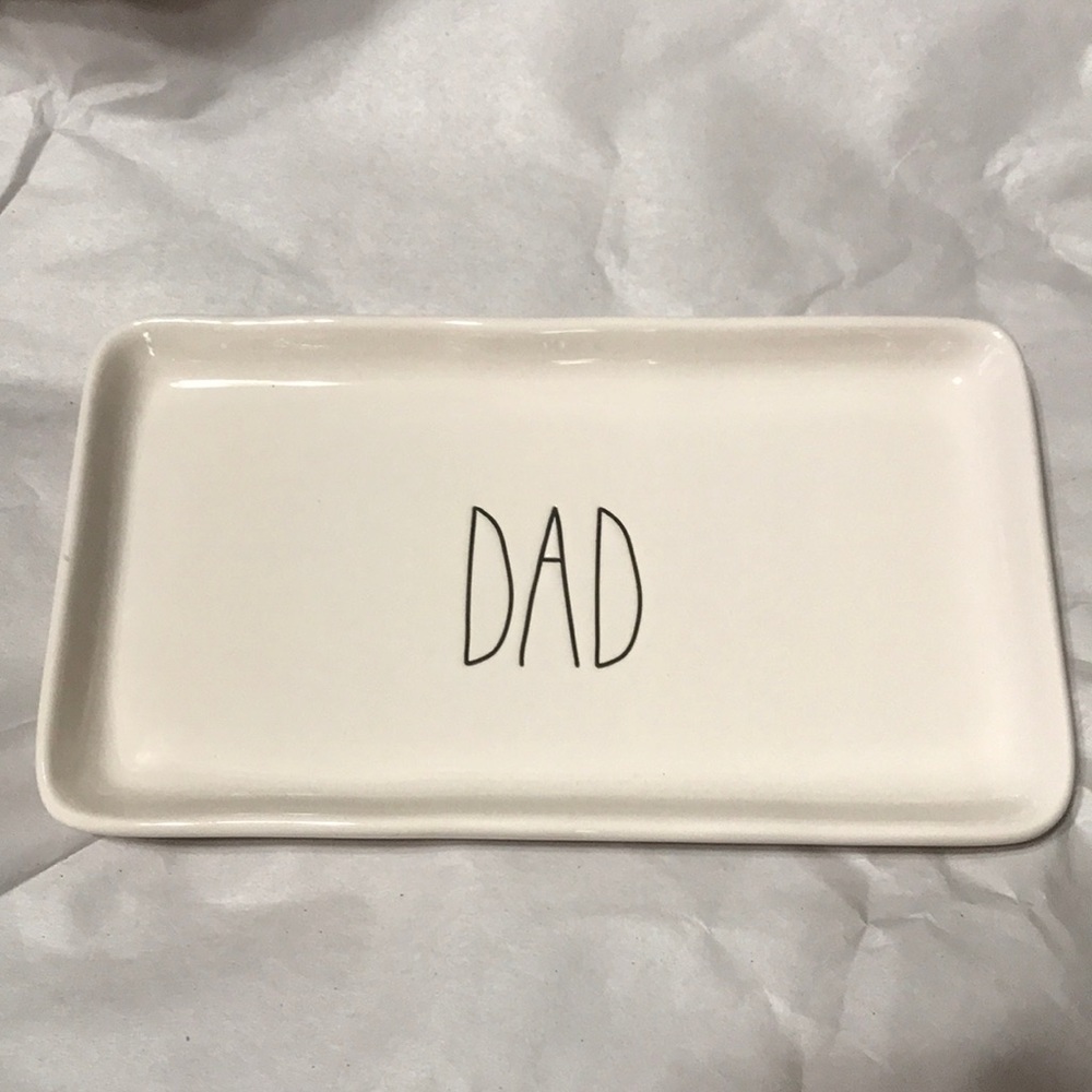 Rae Dunn DAD tray plate 9 x 5